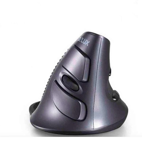 

mice cool ergonomic vertical wireless mouse 6 buttons 1600dpi optical 2.4ghz silicon rubber case for pc laphome office use