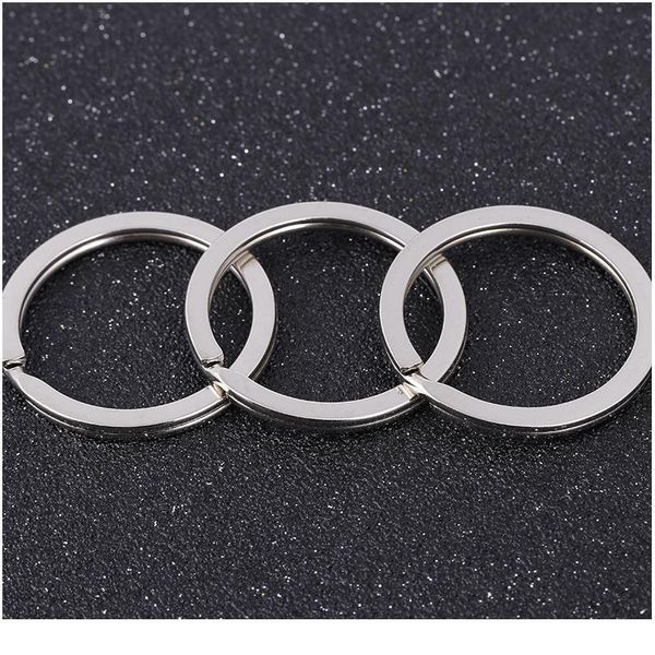

10pcs/bag 20/25/30mm metal key holder split rings keyring keychain link rings keyfob diy key chains acc qylxaq, Red;blue