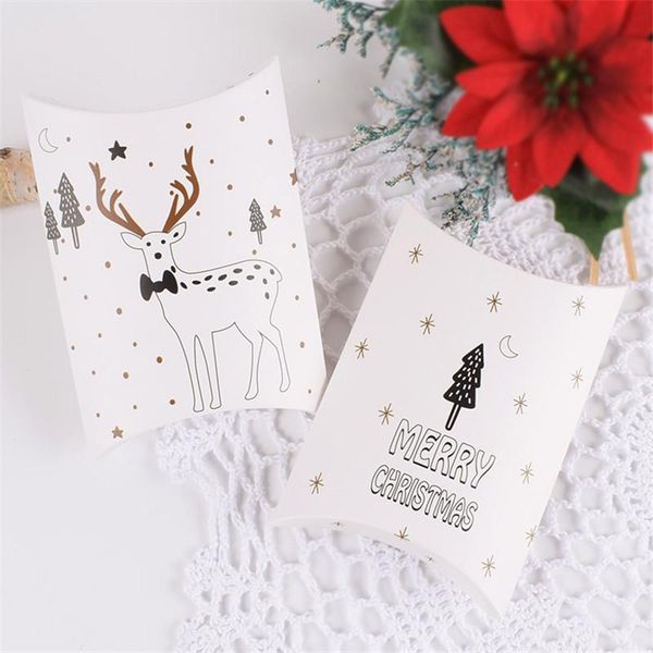 

10шт рождественские конфеты dragee подарочные коробки олень рождественские дерево упаковочные коробки подарочные сумки вечеринки благополучи