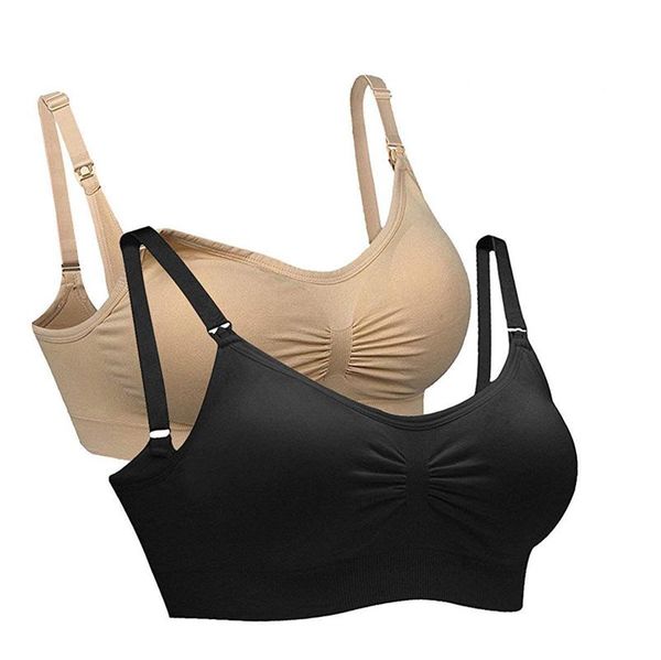 

outdoor sports bras push up underwear buckle female bra fashion seamless front closure bra for yoga workout fitness, White;black