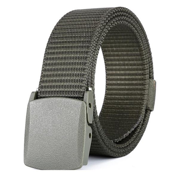 

men female belts military nylon adjustable men's belt men outdoor travel tactical waist belt with plastic buckle wom jllgwa, Black;brown