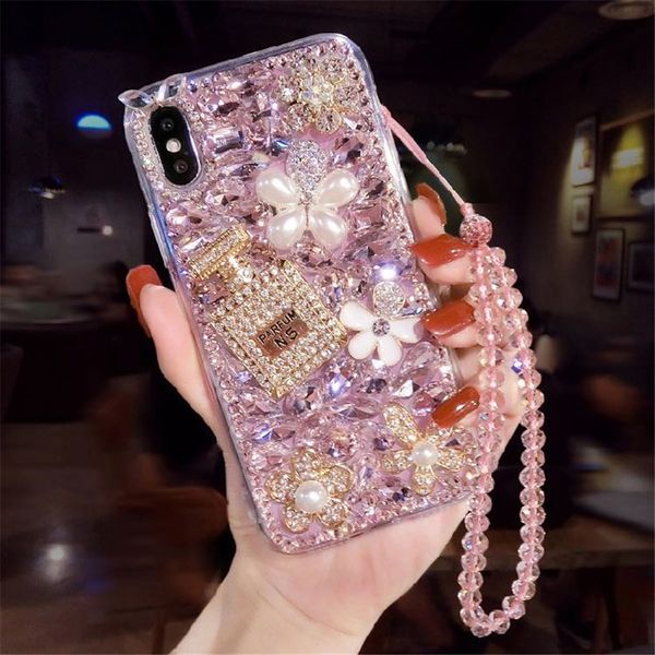 

for iphone 11 case bling rhinestone diamond crystal cover for iphone 12 mini 11 pro max xr xs max 6 6s 7 8 plus case coque iphone fashion
