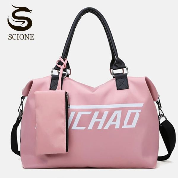 

waterproof oxford travel bags large capacity sports bag fitness shoulder bags fashion letter handbags luggage bag xa217m