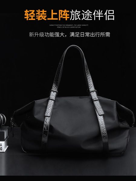 

duffel bags travel bag handbag sports gym men's large-capacity luggage business trip one shoulder waterproof rucksack