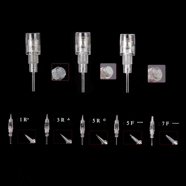 8 Tipos de Charme Needles cartucho tatuagem para a composição premium Charmant Permanente Máquina sobrancelha Lips 1RL / 3RL / 5RL / 5F / 7F / Nano / 12PIN