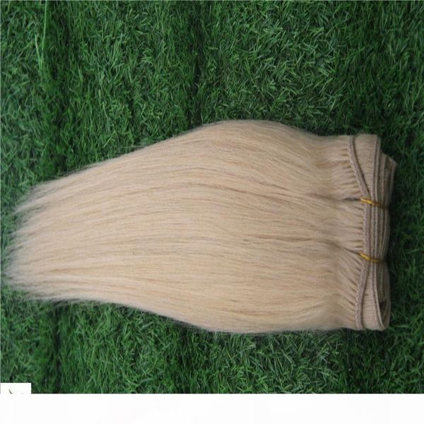 

#60 platinum color brazilian virgin double weft hair weave bundles 10-30 inchs straight hair bundles 100% remy human hair extensions, Black
