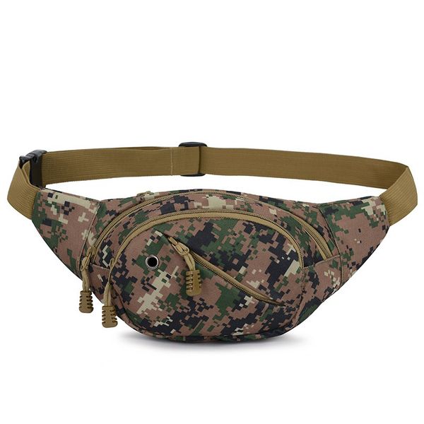 

military reusable custom sport waist bag waterpoof portable nylon stylish fanny pack camouflage bag