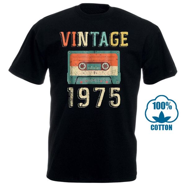 

спорт 43rd день рождения подарок урожай 1975 43 years old mixtape t шир дизайн t shirt men's высокого качества