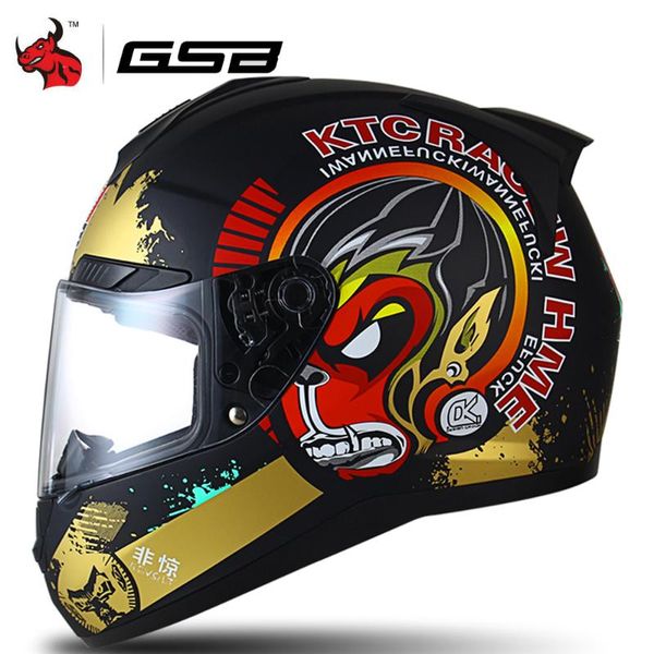 

gsb шлет мотоцикла мото байкер анфас езды каска мотокросс helmet capacete da motocicleta cascos мото мужчина ес approved