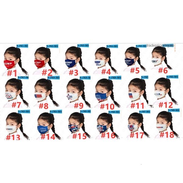 

factorynnv2letters kids us face president printed children designers boys girls mask trump 2020 7uix