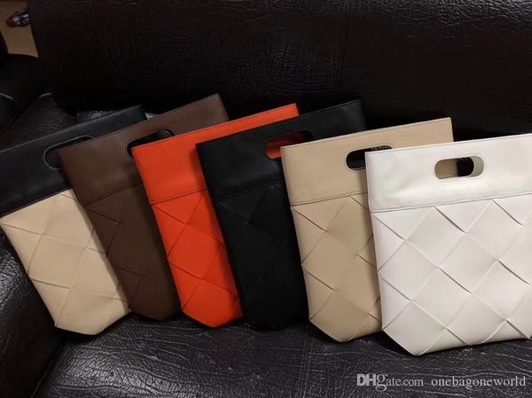 

amazing quality 7 stars wholesale designer new style maxi double woven face crochet hand bag genuine soft leather sheepskin lady bag 7 color