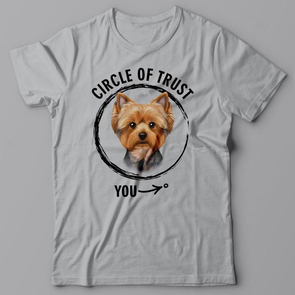 

comic fashion circle of trust yorkshire terrier yorkie round collar for dog loverdesign your own sport hooded sweatshirt hoodie t shirt