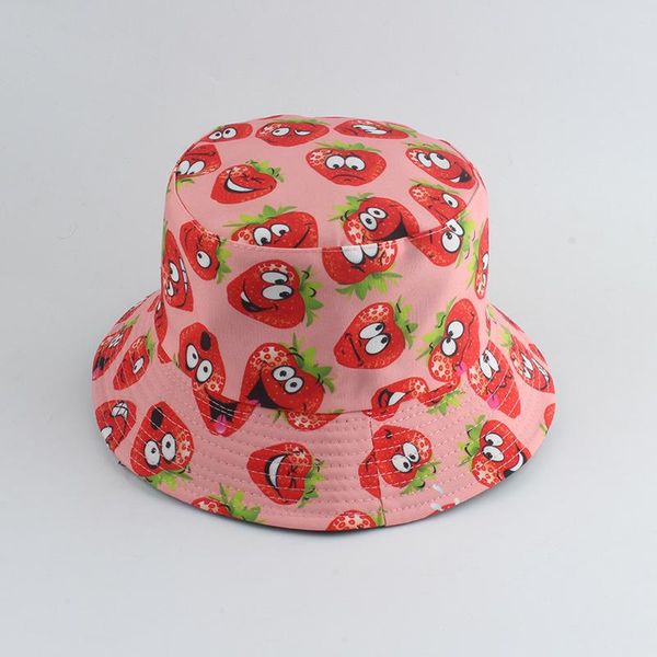 

wide brim hats bucket hat women panama strawberry summer sun beach reversible breathable uv protection outdoor fishing accessory cap, Blue;gray