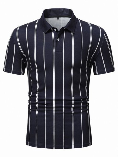 

men vertical striped polo shirt y5dz#, White;black