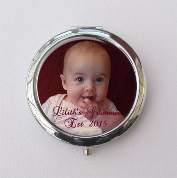 

personalize any text or p compact mirror, grandma gift, customize p gift for grandma mother's day gifts bridesmaid favor