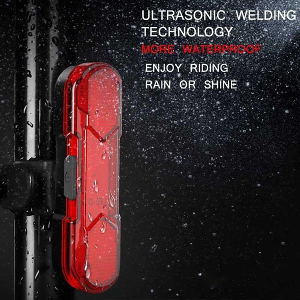 

bike lights bicycle rear tail light safety warning usb rechargeable led waterproof charging mountain self-propelled1