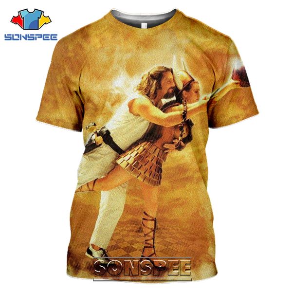 

the big lebowski classic movie 3d print shirts harajuku funny horror men clothing