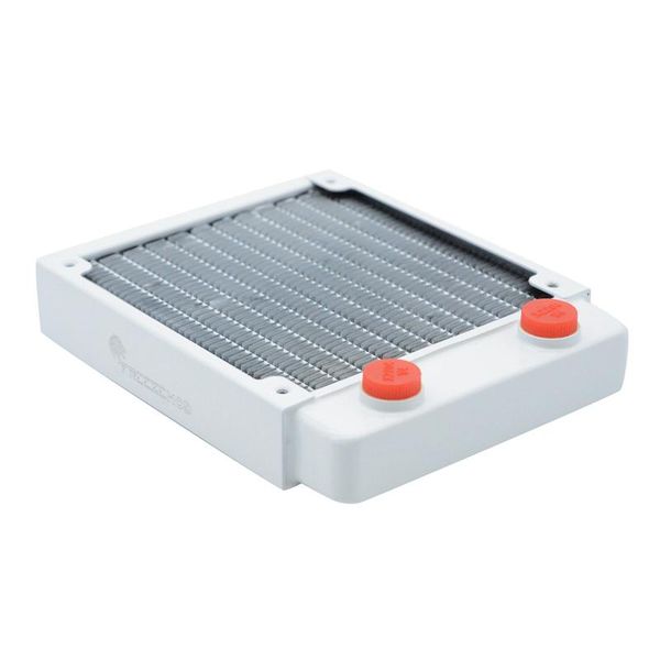 

emod tsrp-wp120 120mm computer pc water cooler piano paint white color copper radiator cpu heat sink