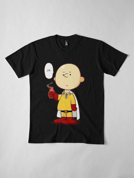 

peanuts when charlie becomes saitama one punch man black t-shirt birthday gift tee shirt sport hooded sweatshirt hoodie