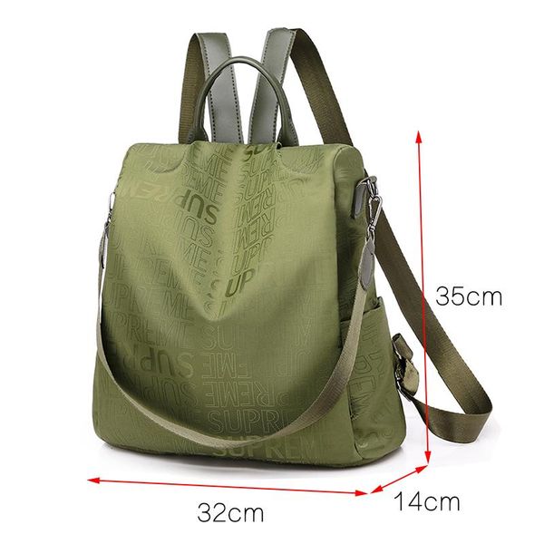 

женская мода рюкзак многофункциональный леди оксфорд ткань сумки на ремне высокой емкости школьные сумки для девочек повседневная путешестви