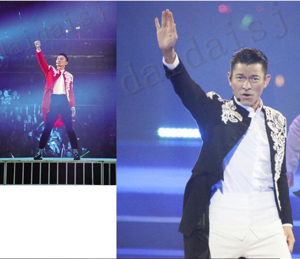 

2020 tuxedo jacket male stage bar singer man magical guest concert attire with same s-3xl vgu9, White;black