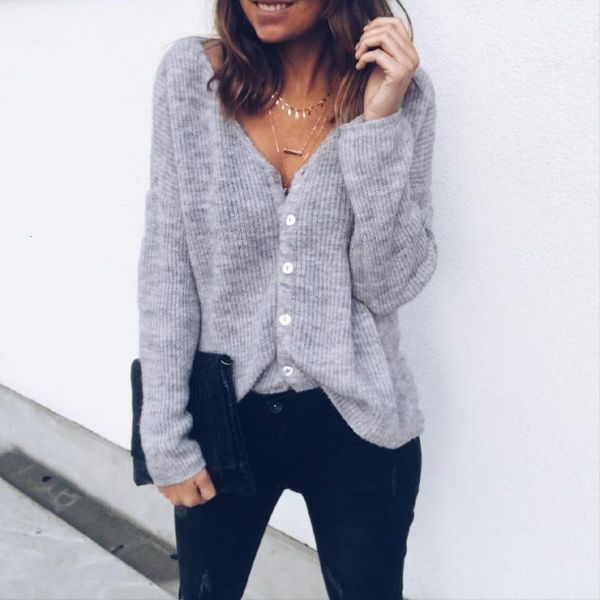 

women low cut v neck long sleeve knit snap button down solid cardigan sweater single breasted casual solid cardigan, White;black