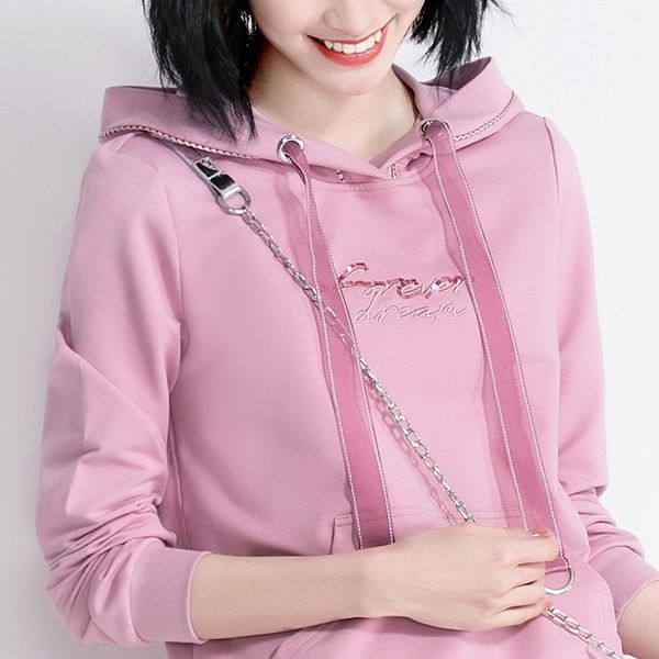 

bbgtk z9q1098dl hooded women's 2020 autumn pullover casual sweater hooded sweater women's z9q1098dl coat coat2020 autumn pullover, Black