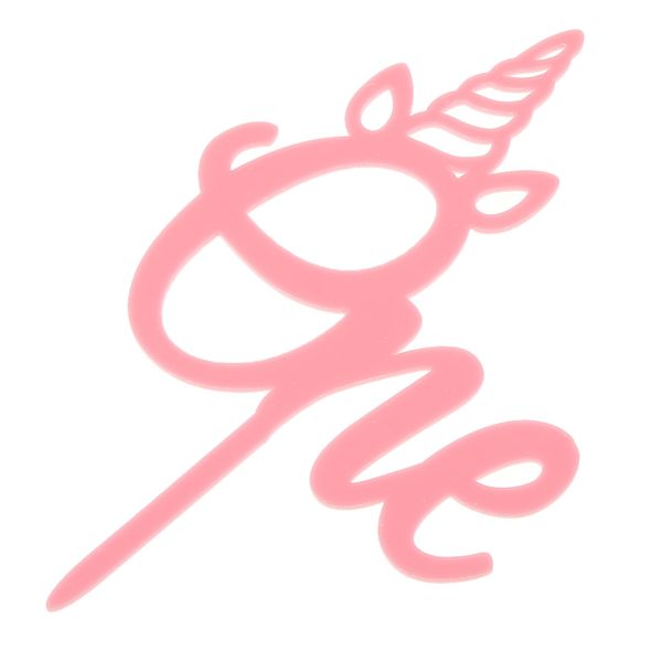 

один unicorn акриловая торт топпер для малыша первого birthday party decor baby shower