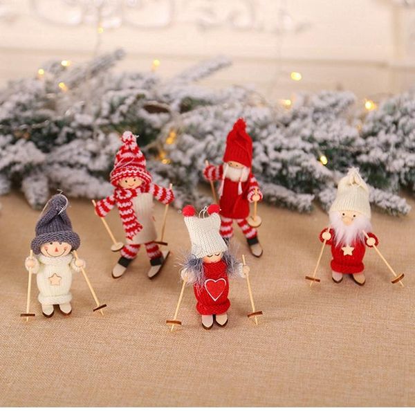 

горнолыжная подвеска qifu cute angel doll рождественские украшения для дома рождество 2019 елочные украшения рождественские подарки christma