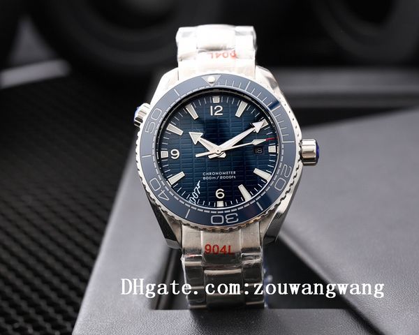 

2020 sea ceramic bezel aqua watches planet boss terra man 007 wristwatches ocean james bond master mens watch d4217, Slivery;black