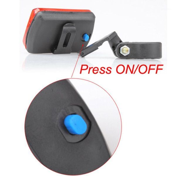 

bike lights 5 led rear tail red bicycle back light cycling accessories h7jp1