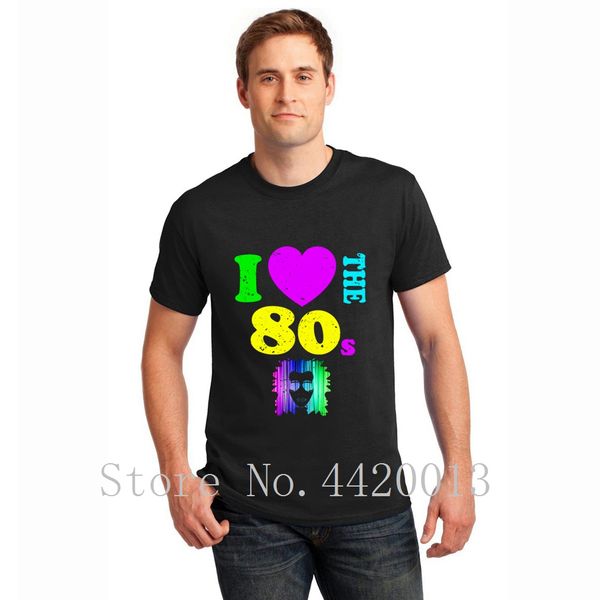 

personalized i love the 80sneon punk rocker glowing original spring autumn novelty pop men sport hooded sweatshirt hoodie t shirt
