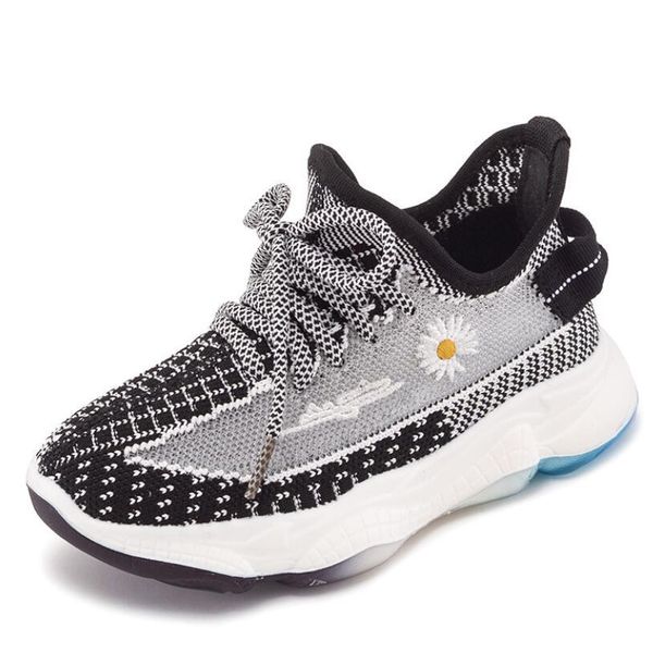 

осенние дети вскользь кроссовки новых девушек мальчики сетки дышащие кроссовки малыша обувь детские кроссовки детские спортивные туфли jllsu, Black