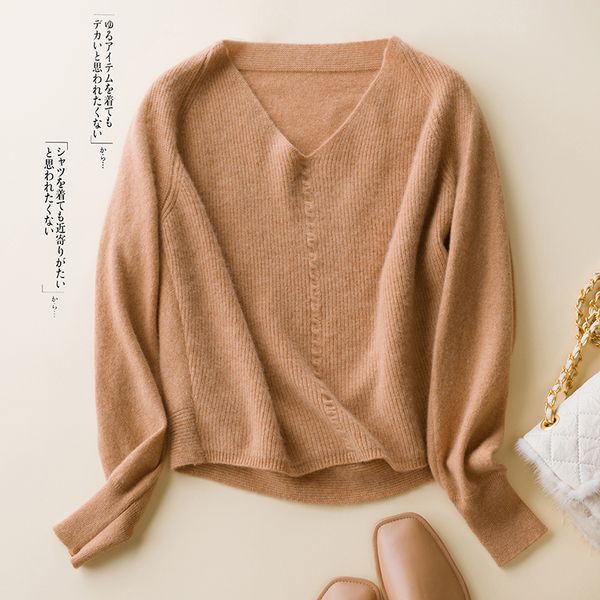 

2021 upper class female 100% sheer mesh vneck jumpers new fashion long sleeves jwag, White;black