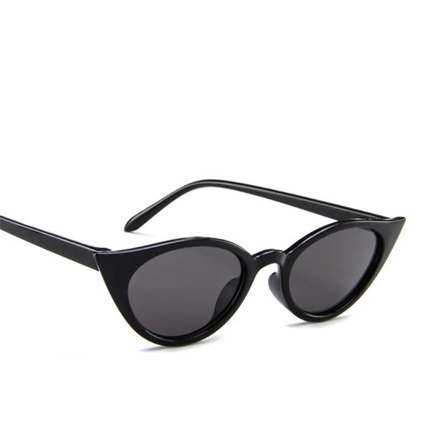 

newfashion new vintage black cat eye sunglasses women brand designer mirror small frame cateye sun glasses for female shades uv400 3