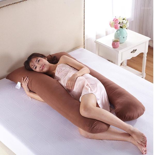 

multifunctional sleeping pillowcas u-shaped pillow pregnant women sleeping support pillowcase pregnancy side sleepers bedding1