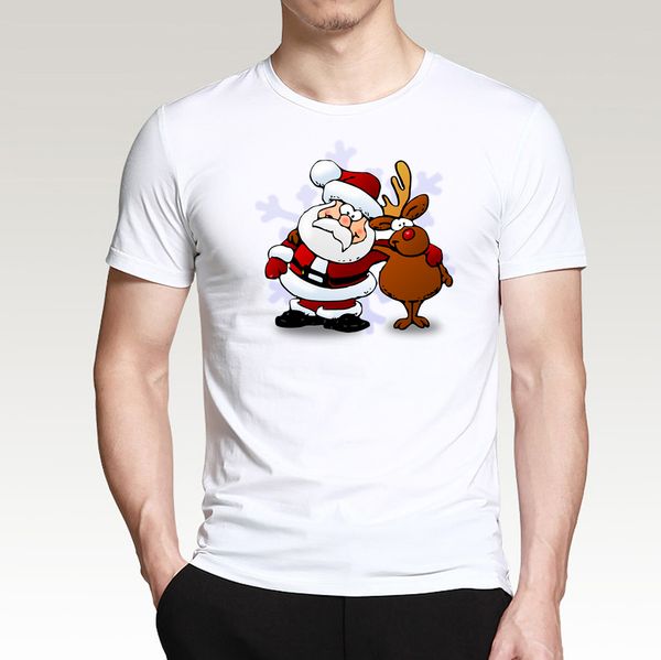

father christmas short sleeve snow rangifer t shirts fashion casual happy new year tshirt sportswear sport hooded sweatshirt hoodie