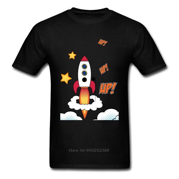 

cool rocket for men cotton fitness tight short sleeve prevailing clothes harajuku hoodie designers t shirts sweatshirt