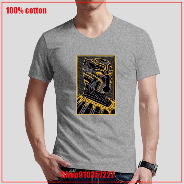 

the king of wakanda black panther stylish v cartoon print casual fashion fashion short sleeve sport hooded sweatshirt hoodie t shirt