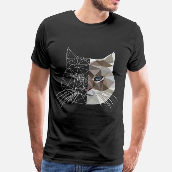 

cat polygon two faces t shirt cute retro tracksuit hoodie sweatshirt