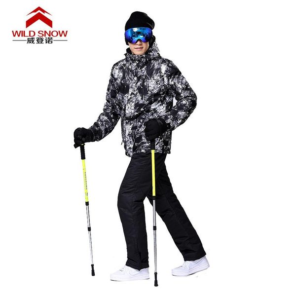 

skiing jackets winter ski suit for men mountain waterproof windproof climbing sport snowboard jacket warm