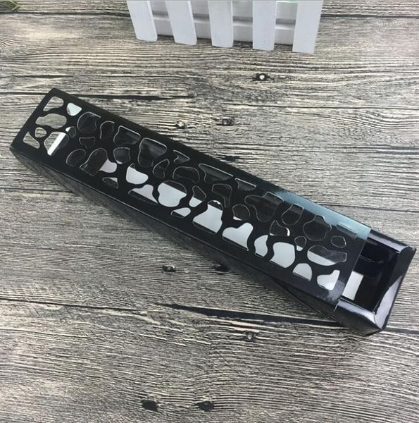 

10pcs red/black/white hollow cake macaroon boxes container cookies packing box christmas wedding party events favor gift box1