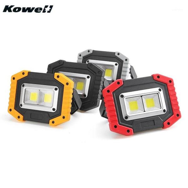 

kowell 30w cob led work light waterproof rechargeable led floodlight for outdoor camping hiking emergency car repairing #d1