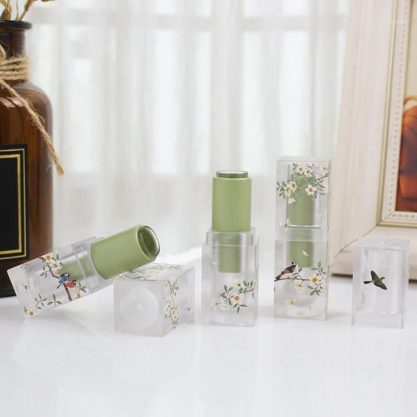 

storage bottles & jars 3.5ml small fresh scrub square lipstick tube empty lip container tubes diy with sample pack bottle makeup tool1