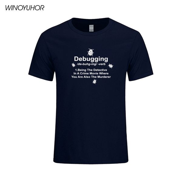 

debugging definition programmers coding gift men's short sleeve tees round neck tshirt camisas hombre hooded sweatshirt hoodie men t sh