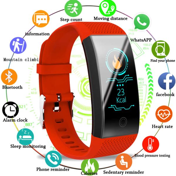 

2019 new watch, waterproof wristband, heart rate monitor, smart women's belt + box