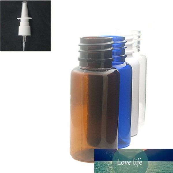 

15ml empty amber/clear/white/blue plastic nasal spray,pet mist bottle