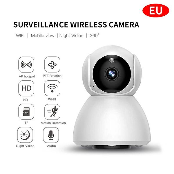 

safe wireless baby monitor two-way radio auto tracking monitor portable baby nanny security camera remote 720p
