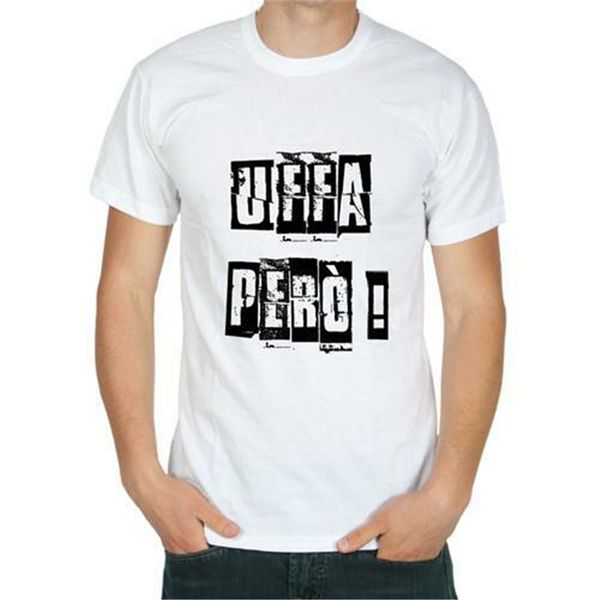 

t-shirt con frase uffa pero' ( misure xs-s-m-l-xl ) custom screen printed tee shirt sport hooded sweatshirt hoodie