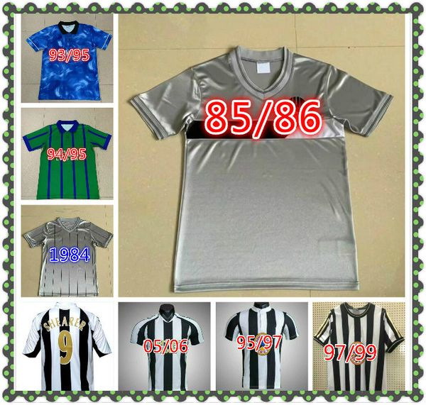 

1997 1998 shearer#9 pearce batty retro soccer jersey 97 98 asprilla john barnes ian rush albert classic football shirt, Black